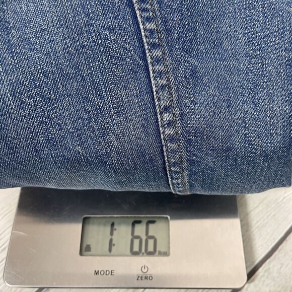 Madewell Blue Denim Jacket Womens Small Button Front Classic Jean Jacket - Picture 15 of 15